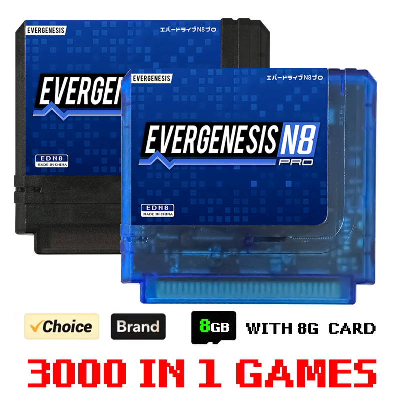 Retro Gaming Station - Cartouches de jeu ED N8 Pro