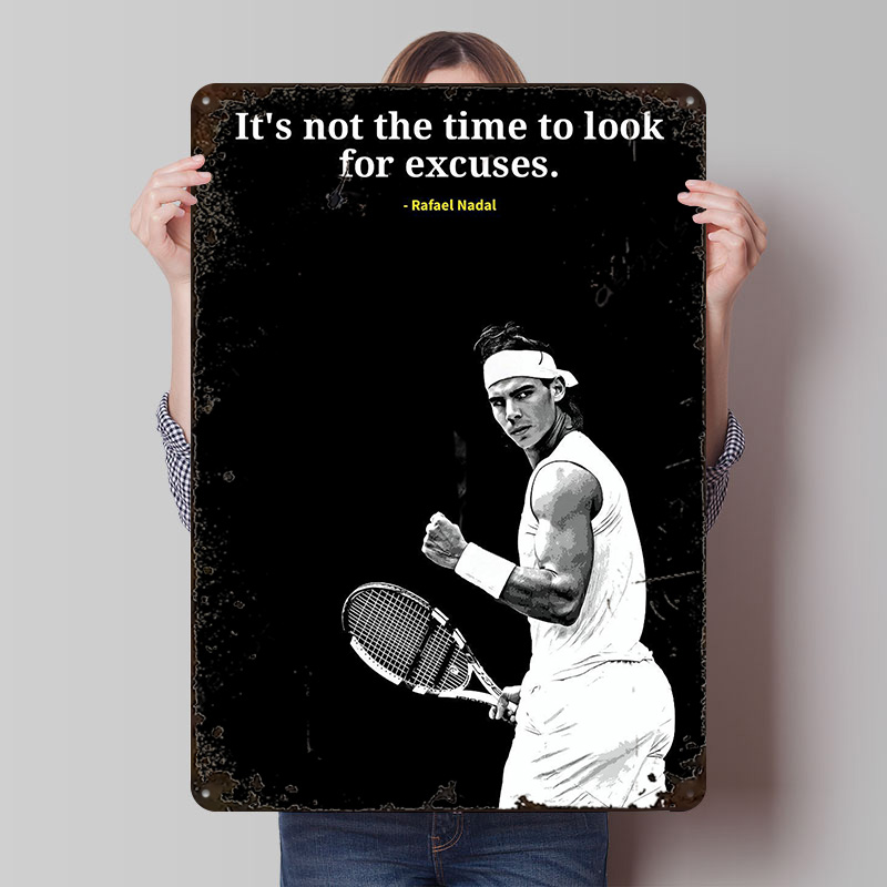Retro Gaming Quotes - Poster métallique personnalisé avec citations de