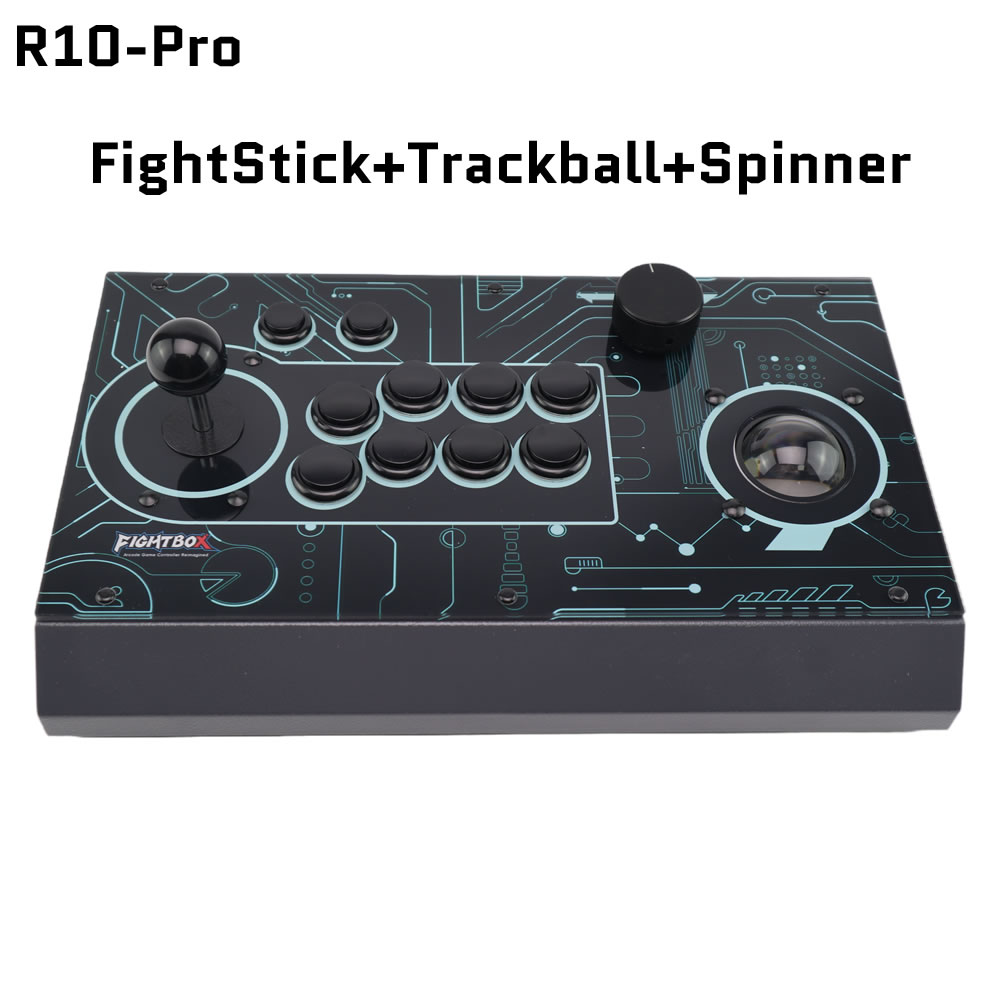 Retro Gaming Usb - Manette de jeu d'arcade FightBox R10-PRO