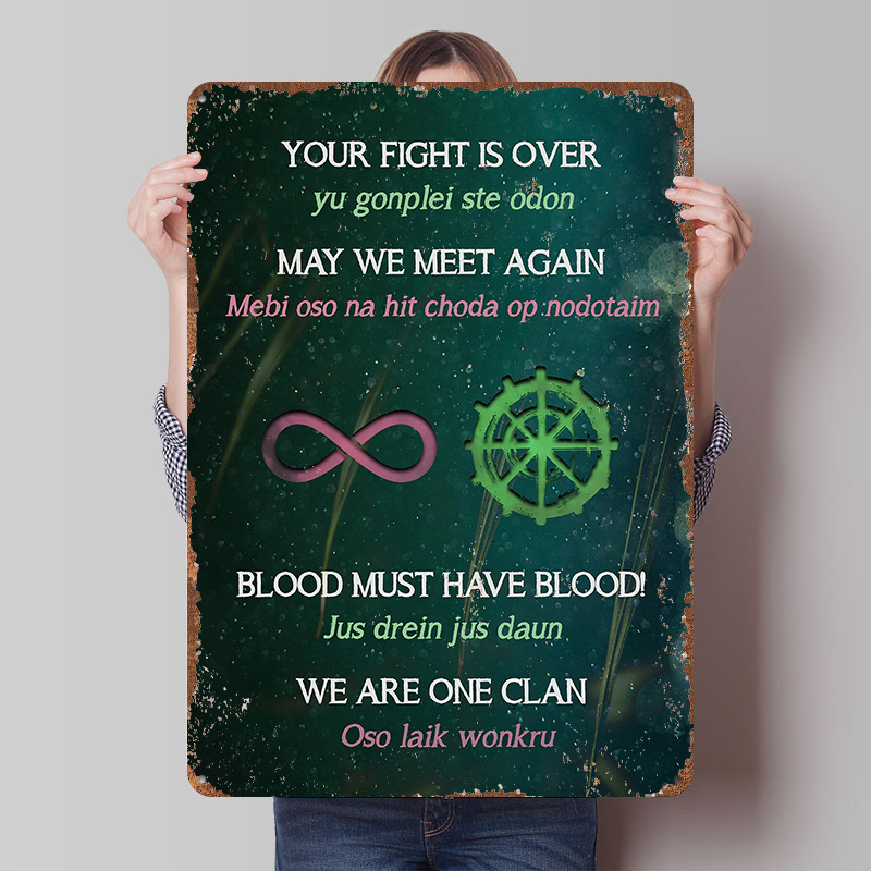 Retro Gaming Quotes - Plaque murale vintage personnalisée en métal