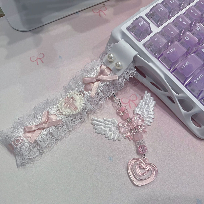 Retro Gaming Universe - Sangle de clavier en dentelle, ruban