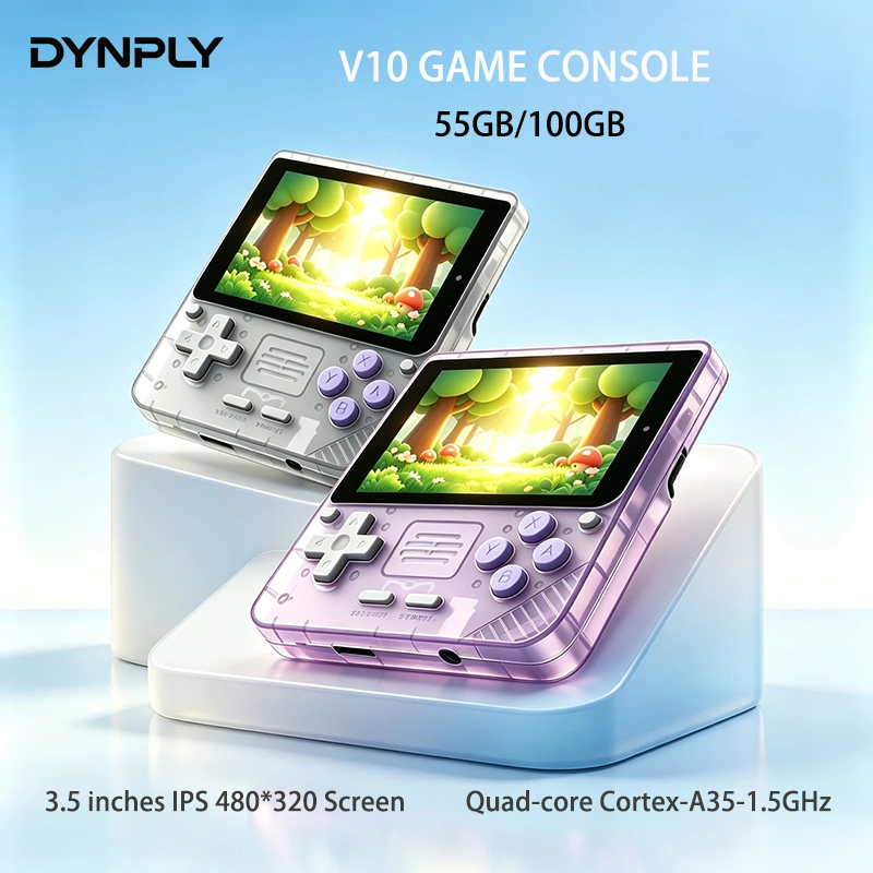 Retro Gaming Gameboy - POWKIDDY V10 Console de jeu portable