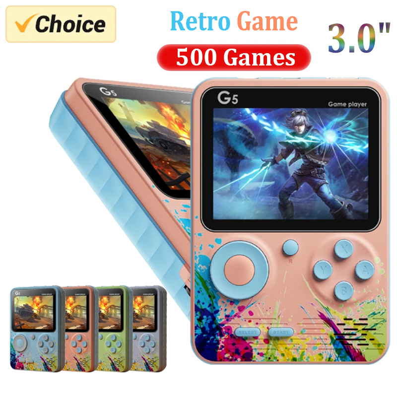 Retro Gaming Station - Console de jeu portable rétro G5