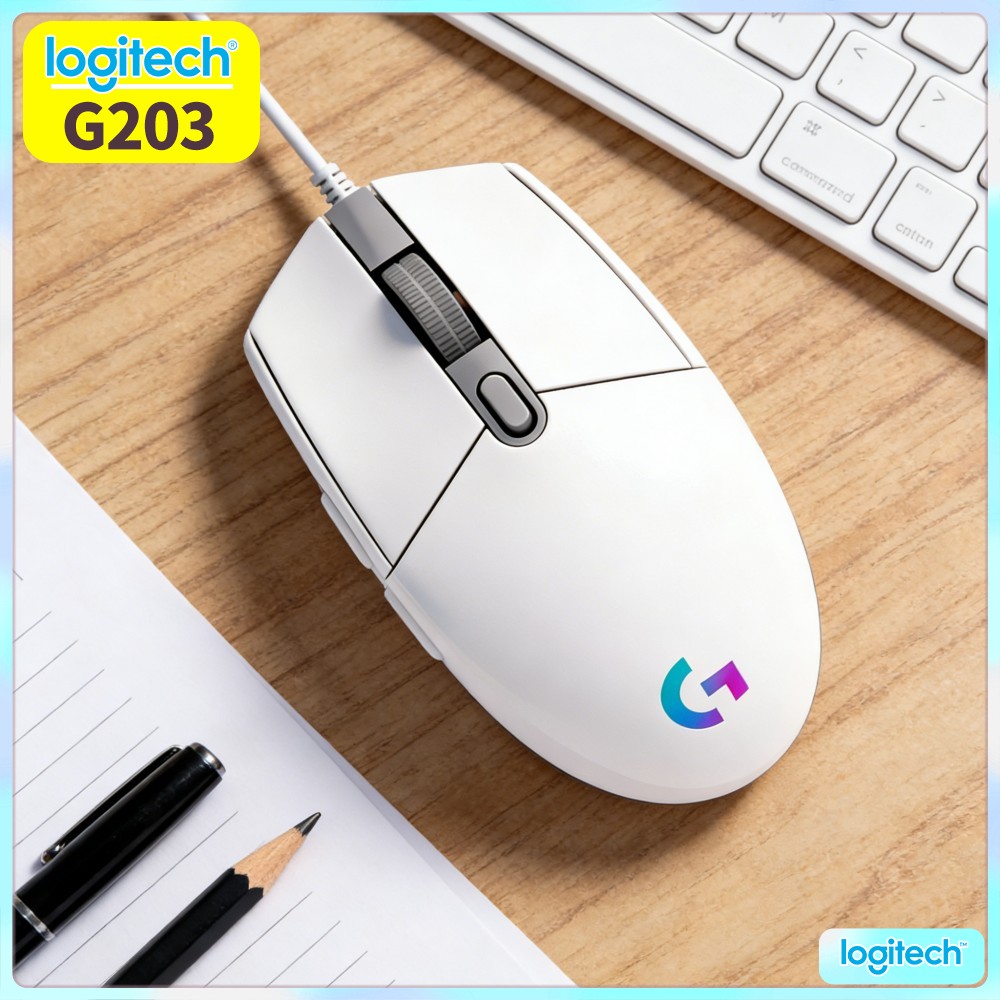 Logitech Mouse G203 - Souris de jeu filaire Logitech G203,