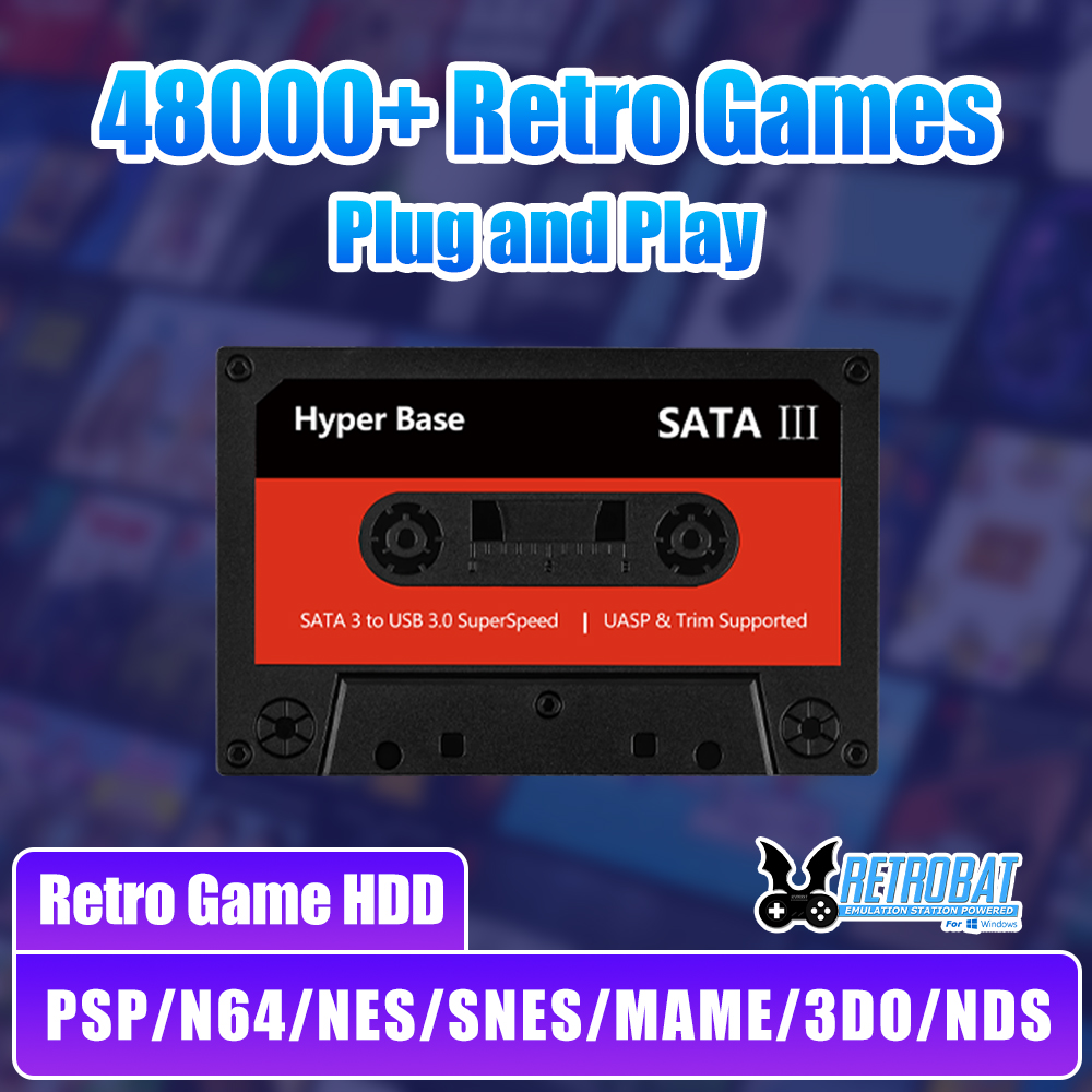 Retro Gaming Batocera - Batocera 500G disque dur de jeu
