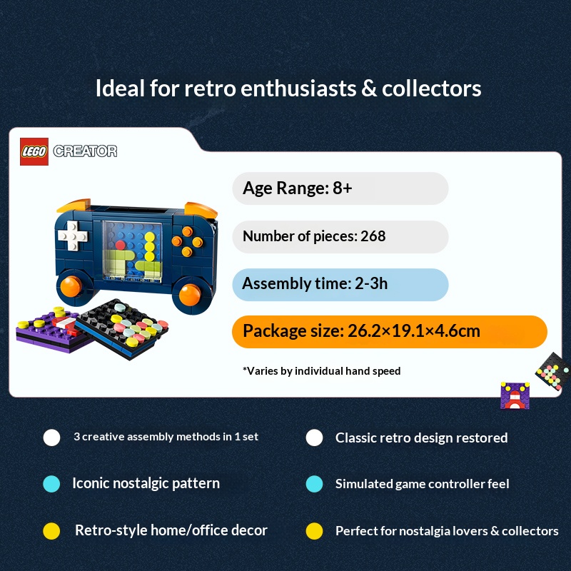 LEGO Creator 3-en-1 Blocs de C - Retro Gaming Station avis et prix