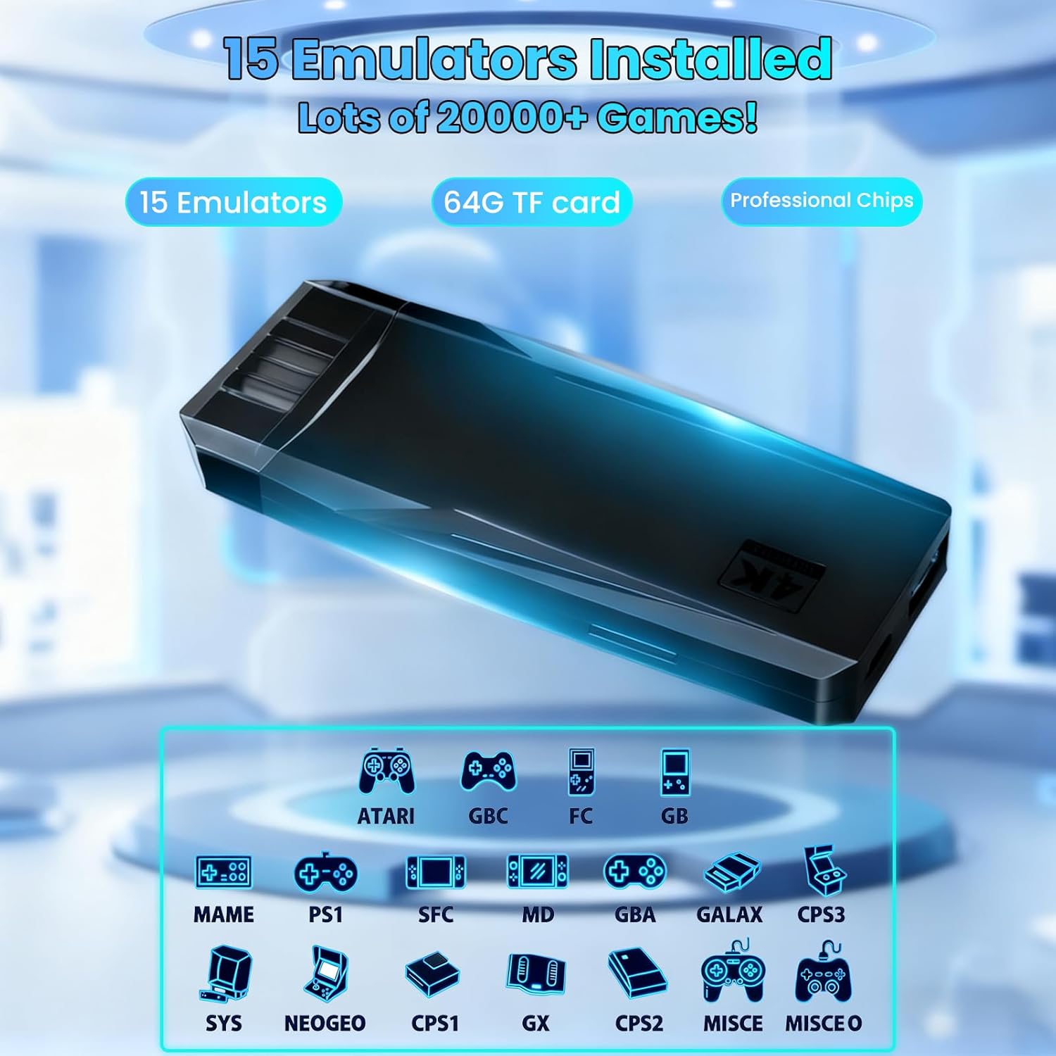 Console de jeu M8 avec plus de - Retro Gaming And Projector avis et prix