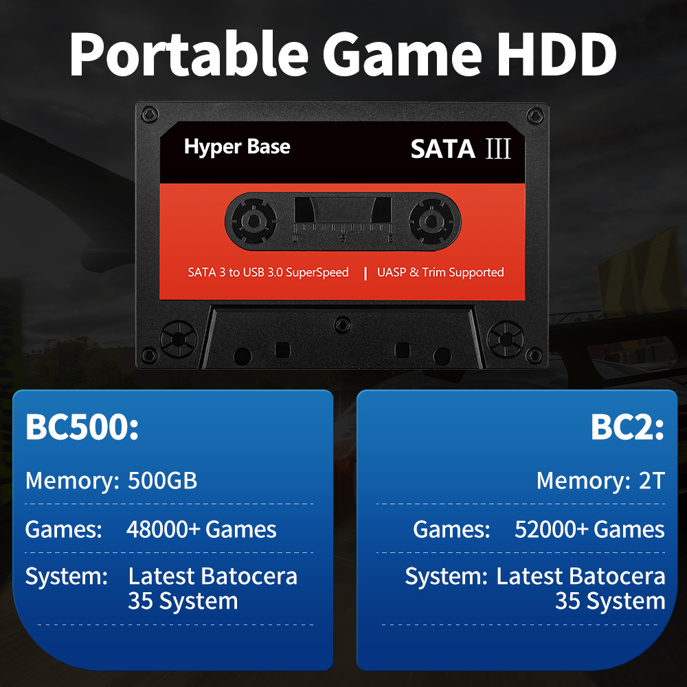 JMachen 500G/2TB disque dur de - Retro Gaming Batocera avis et prix