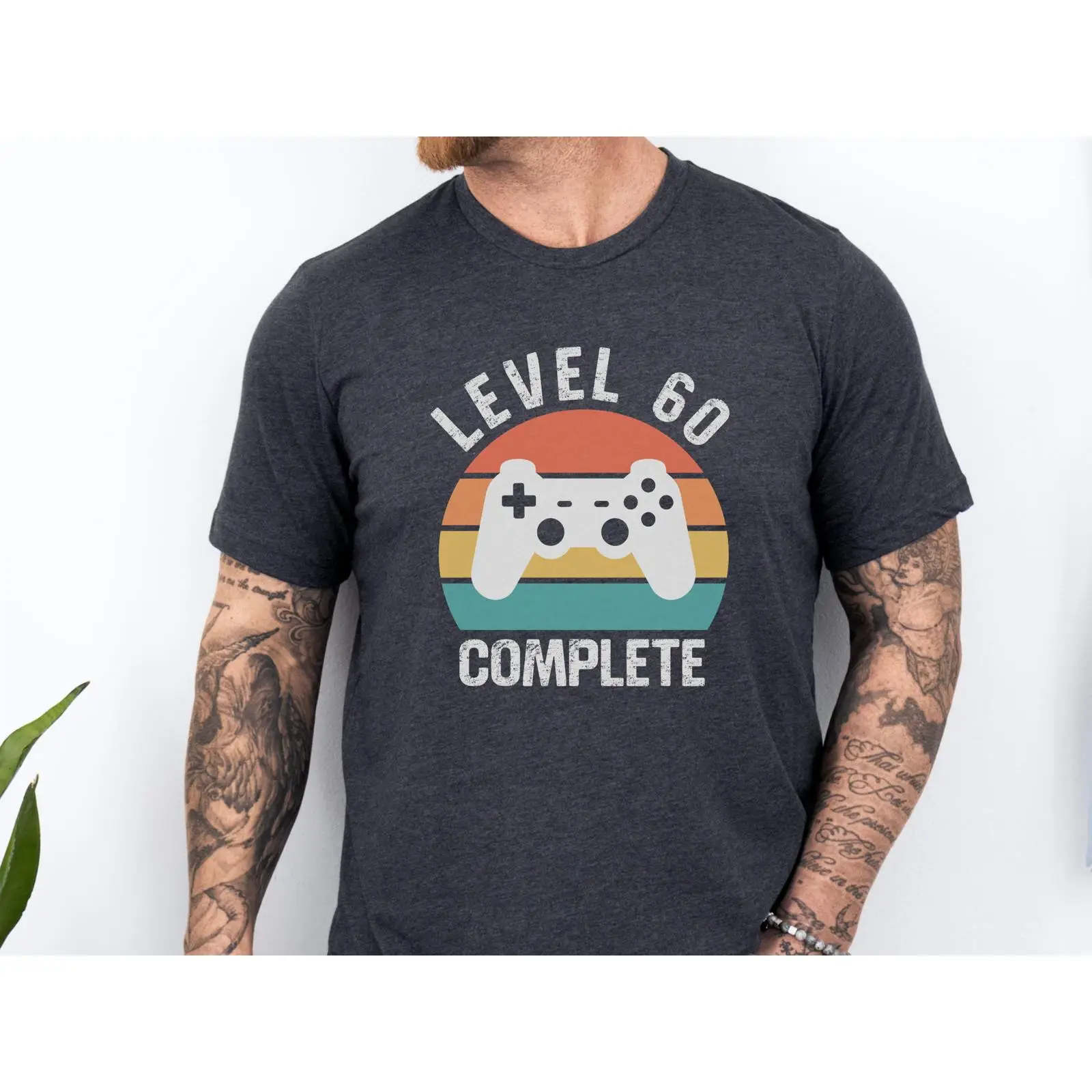 T-shirt complet Level 60, styl - Retro Gaming Achievements avis et prix