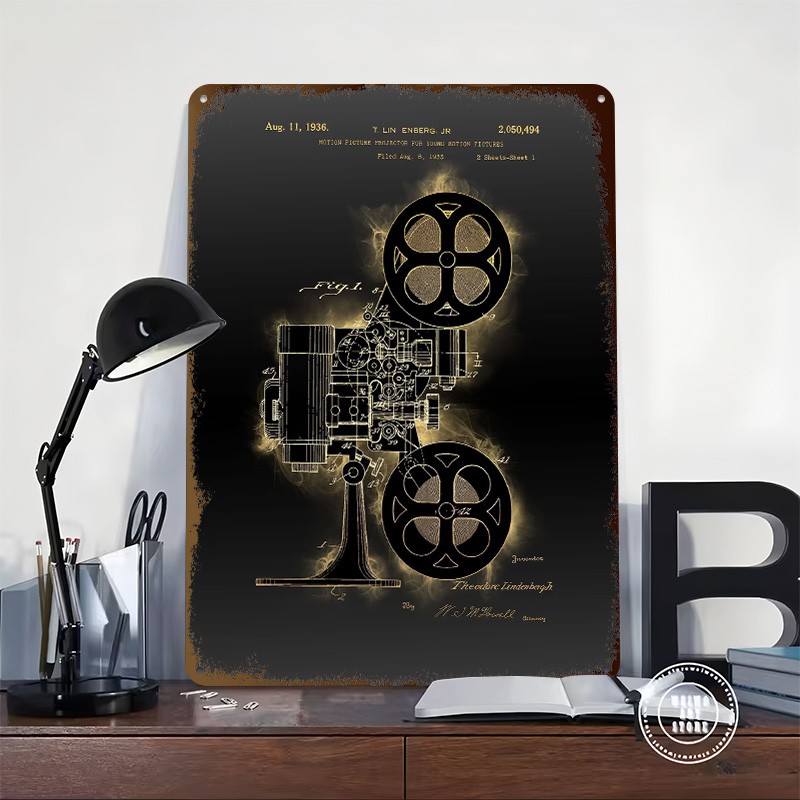 Affiches en fer blanc brevetée - Retro Gaming And Projector avis et prix