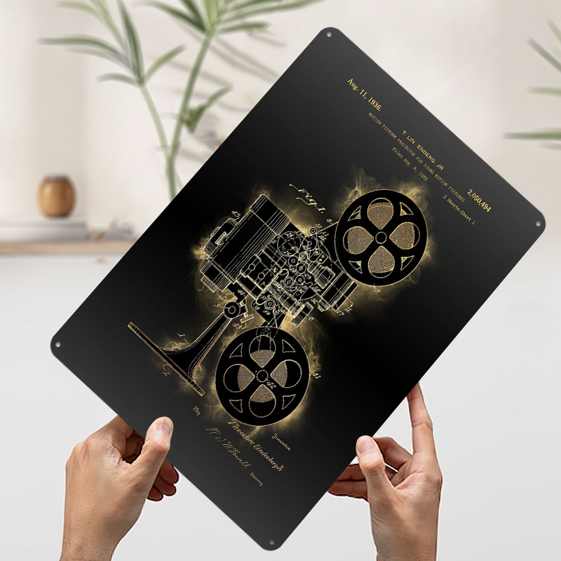 Affiches en fer blanc brevetée - Retro Gaming And Projector avis et prix