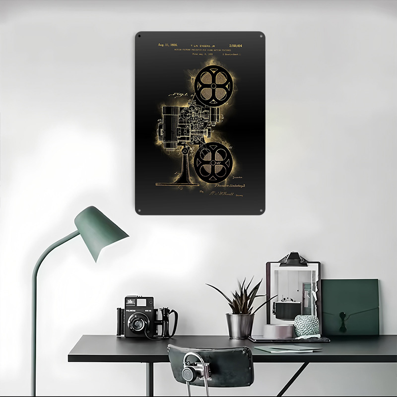 Affiches en fer blanc brevetée - Retro Gaming And Projector avis et prix