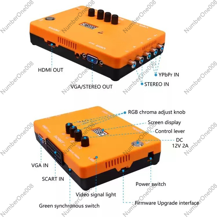 Convertisseur vidéo RGBS à fai - Retro Gaming Upscaler avis et prix