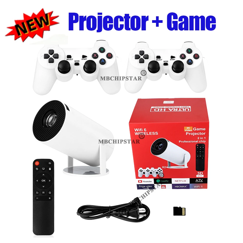 Projecteur de jeu H90PRO 4K, 1 - Retro Gaming And Projector avis et prix