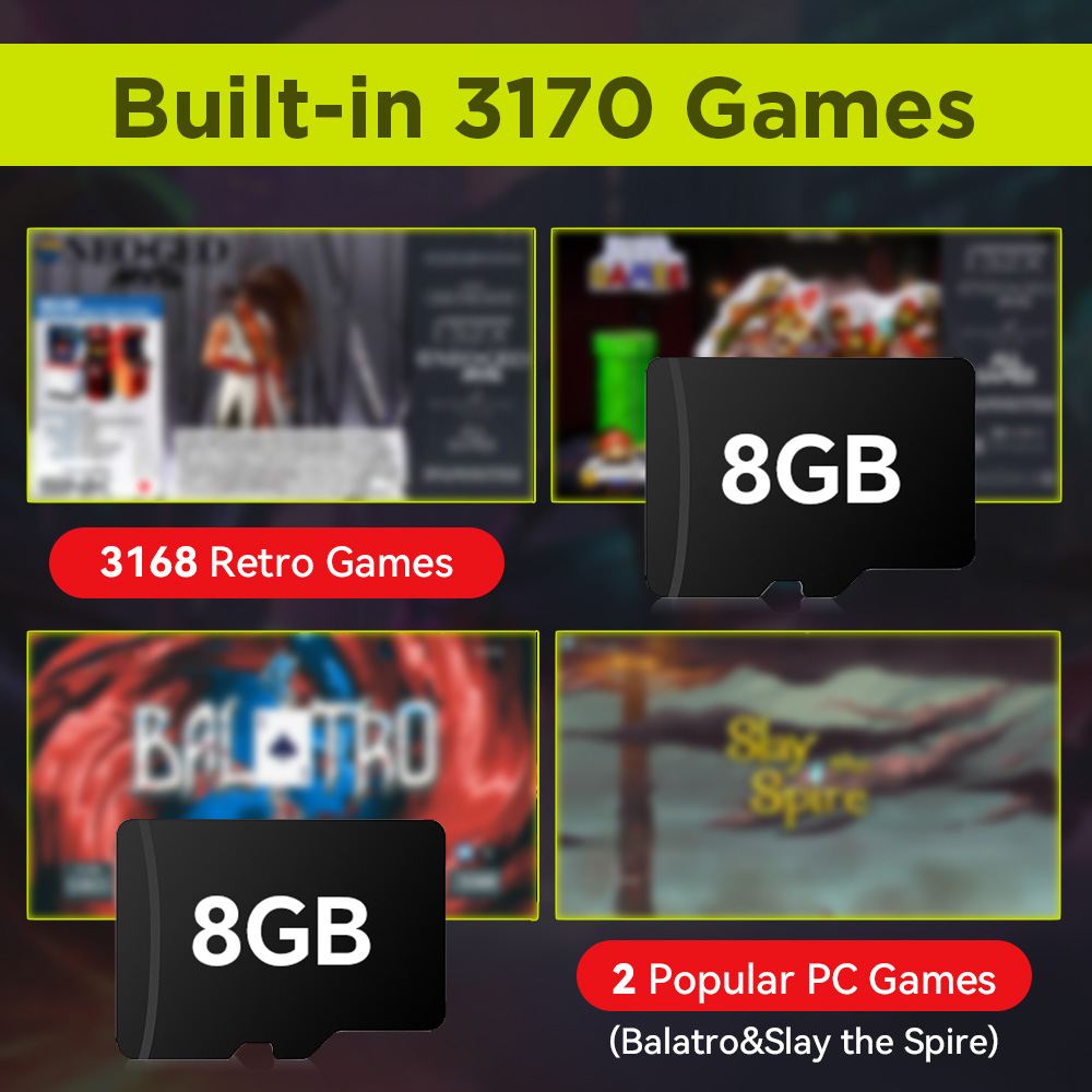 Carte de jeu TF de 8 go avec 3 - Retro Gaming App avis et prix